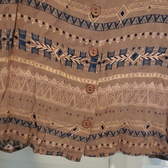 Aztec print chiffon racer back tank by kirra - Picture 3 of 4